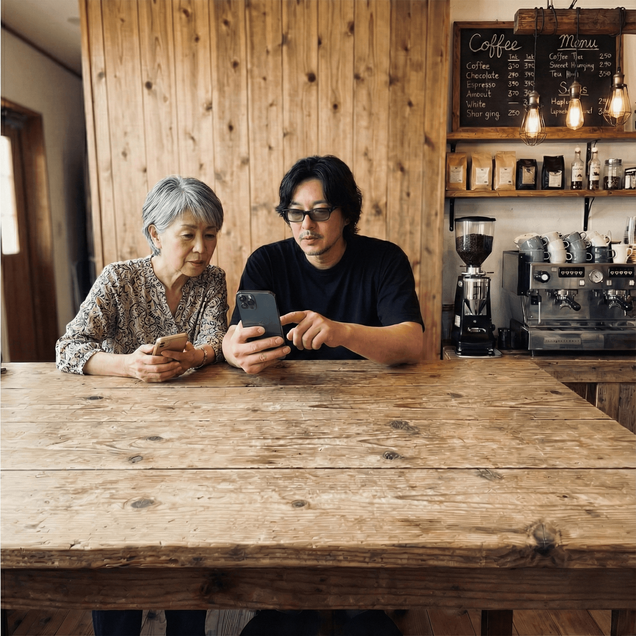 マンツーマンでスマホ操作をサポート